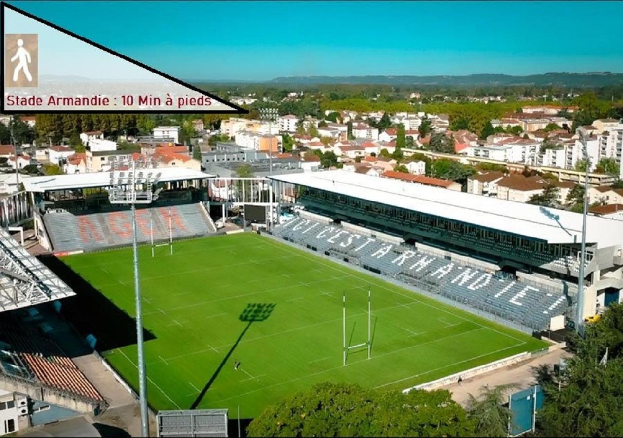 Douce Escale - Agen Sud, T2, Rdj, Clim Reversible, Proche Enap Buitenkant foto